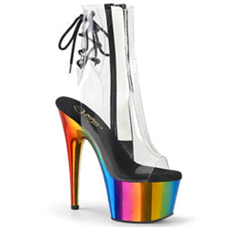 Women's Pleaser Adore-1018RC Ankle Boots Multicolor | 015GVPBJQ