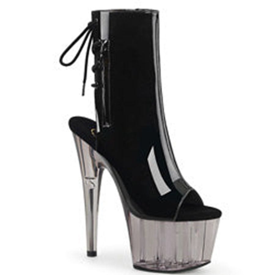 Women's Pleaser Adore-1018T Ankle Boots Grey | 168SWQPUV