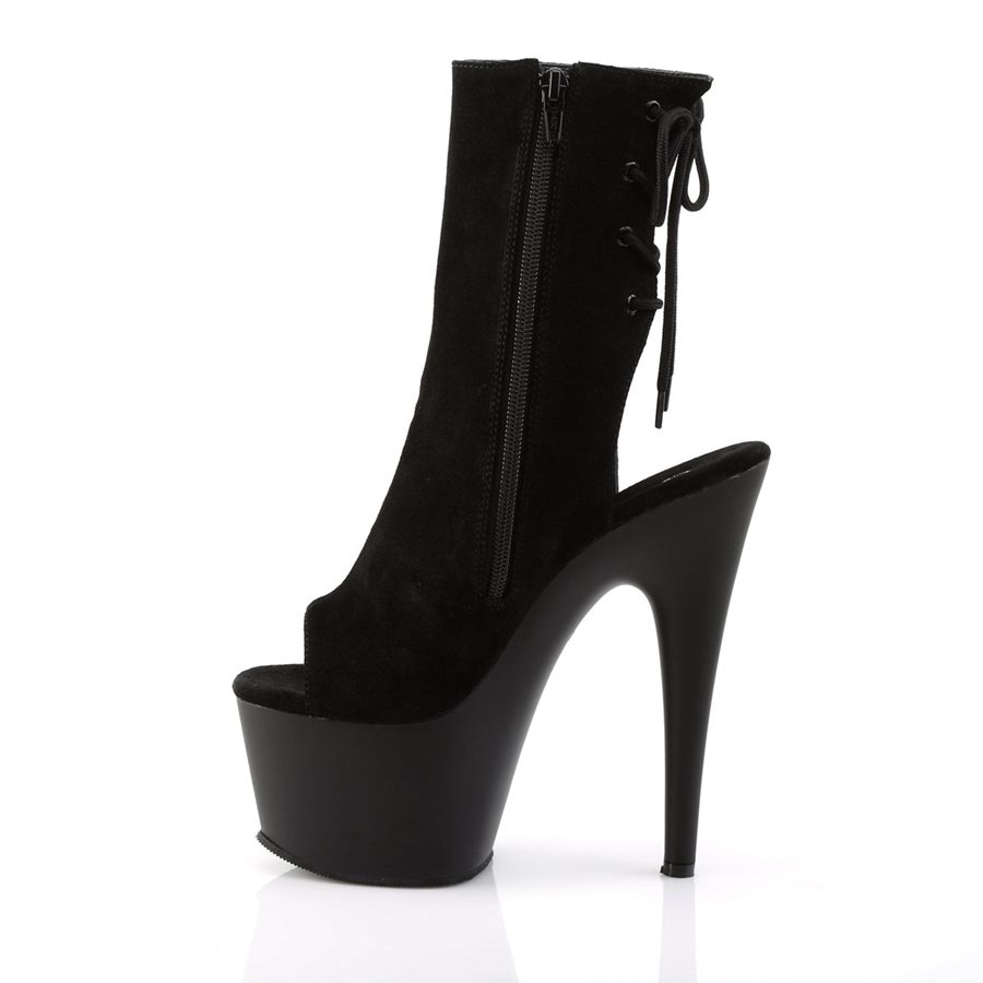 Women's Pleaser Adore-1018 Ankle Boots Black | 826ONRMHL