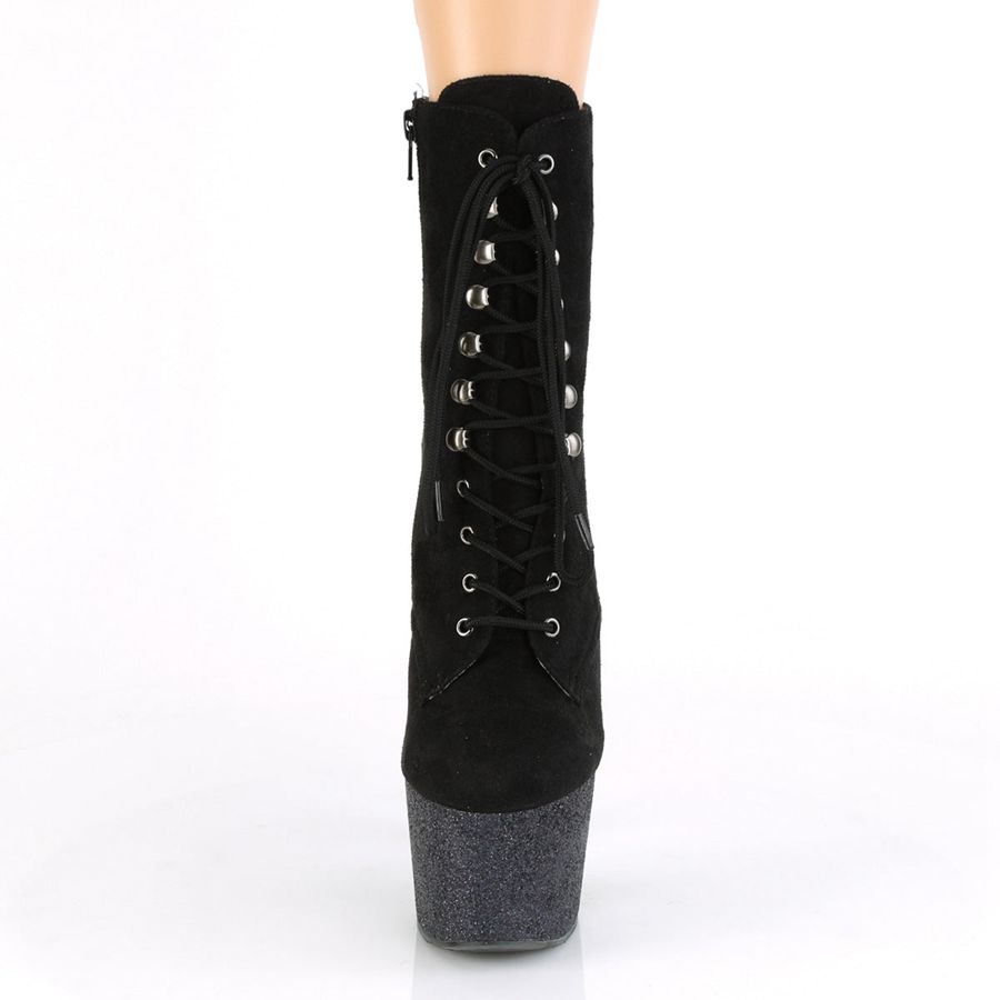 Women's Pleaser Adore-1020FSMG Ankle Boots Black | 053GYLUQA