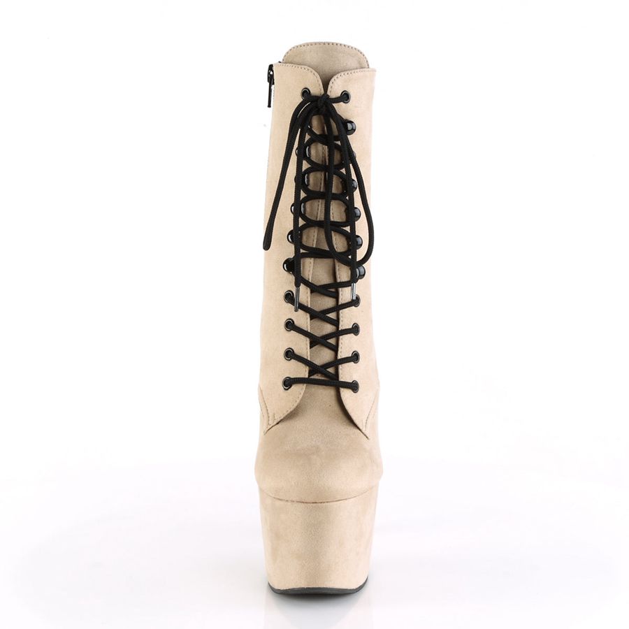 Women's Pleaser Adore-1020FS Ankle Boots Beige | 426AQCRXE