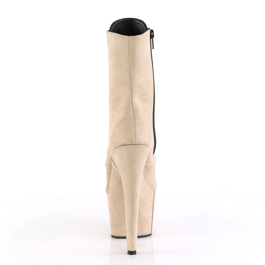 Women's Pleaser Adore-1020FS Ankle Boots Beige | 426AQCRXE