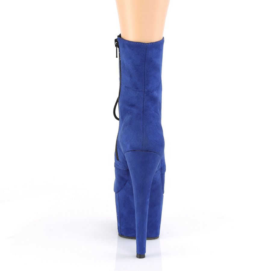 Women's Pleaser Adore-1020FS Ankle Boots Blue | 976ZWRGOP