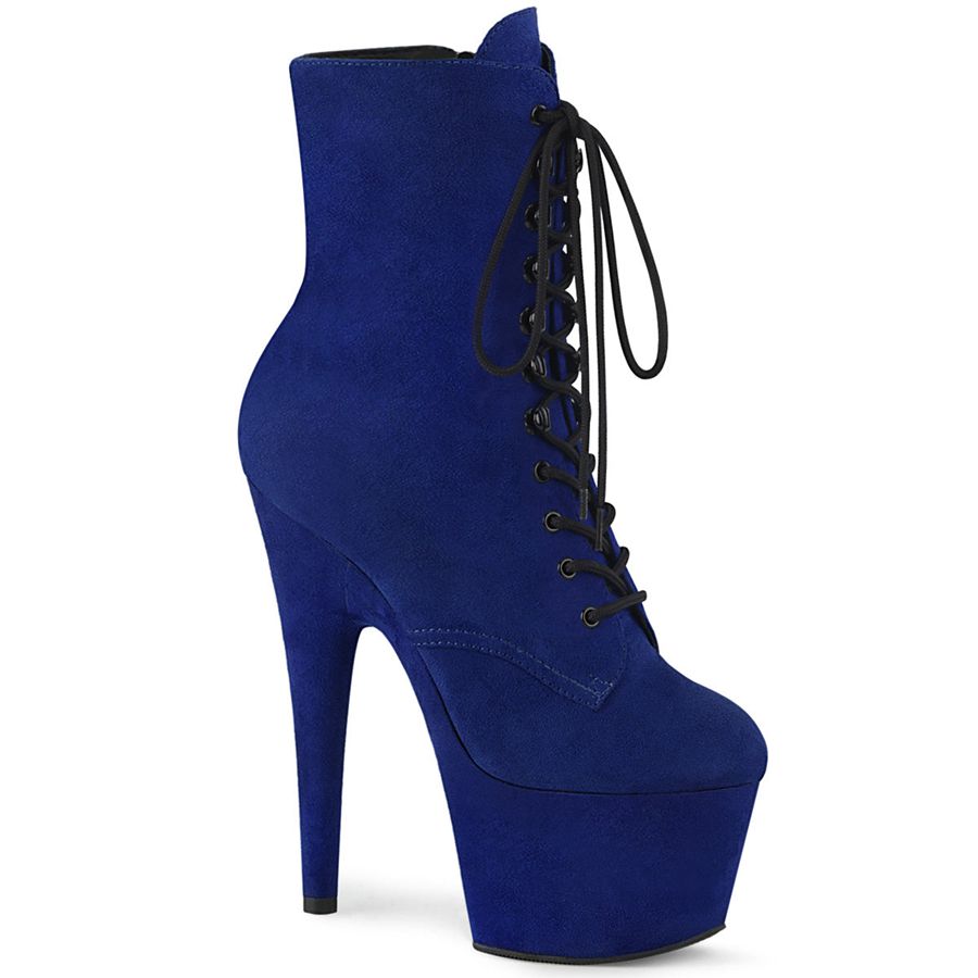 Women\'s Pleaser Adore-1020FS Ankle Boots Blue | 976ZWRGOP