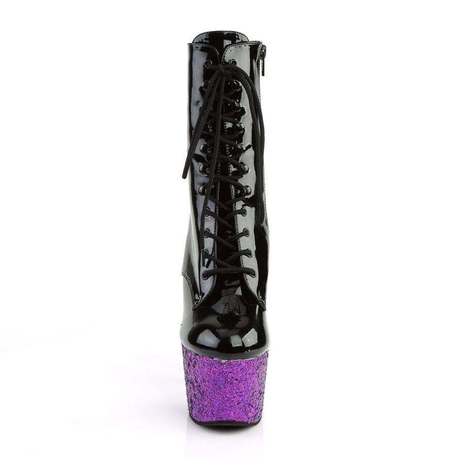 Women's Pleaser Adore-1020LG Ankle Boots Purple | 620WHOQBJ