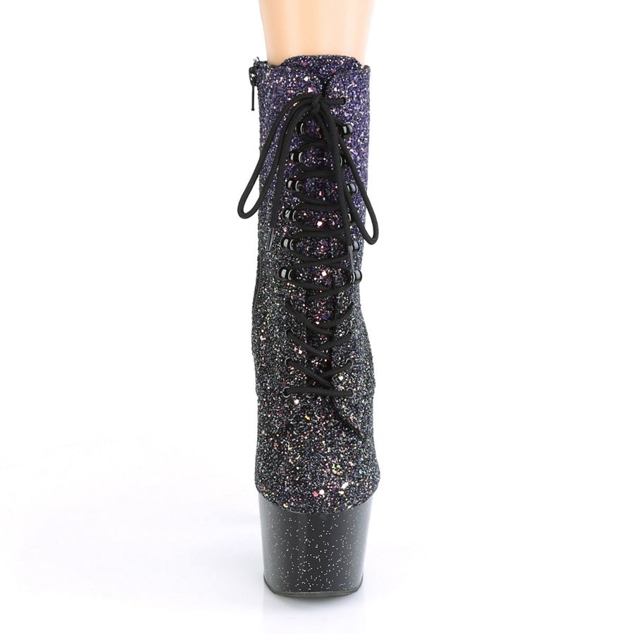 Women's Pleaser Adore-1020OMBG Ankle Boots Purple | 548CSRZEO