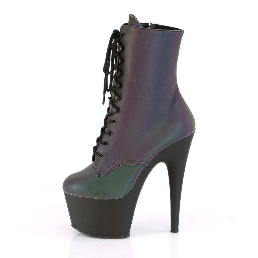 Women's Pleaser Adore-1020REFL Ankle Boots Grey | 374HNVMFP