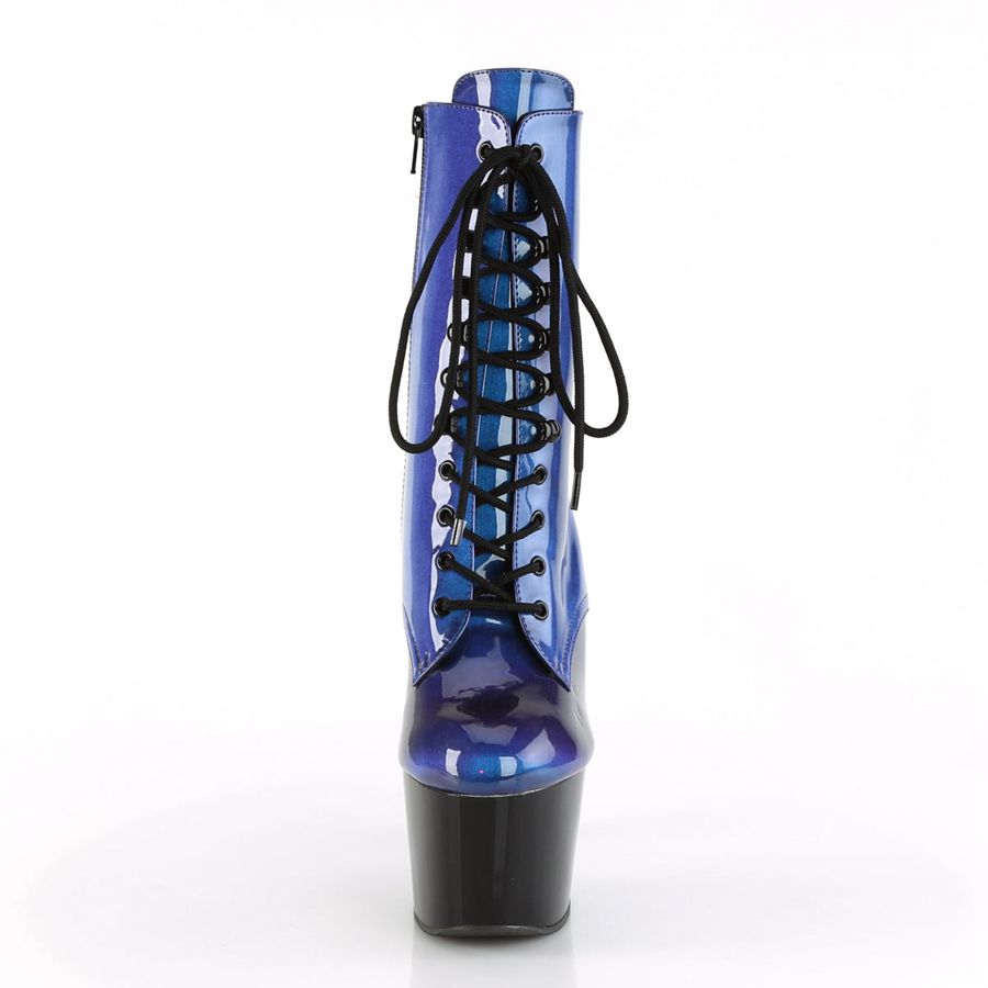 Women's Pleaser Adore-1020SHG Ankle Boots Blue | 291AMXQJI