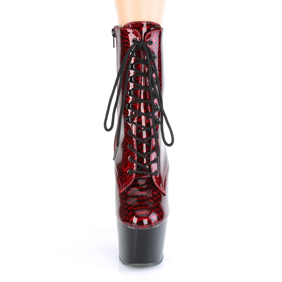 Women's Pleaser Adore-1020SP Ankle Boots Burgundy | 691XRITSV