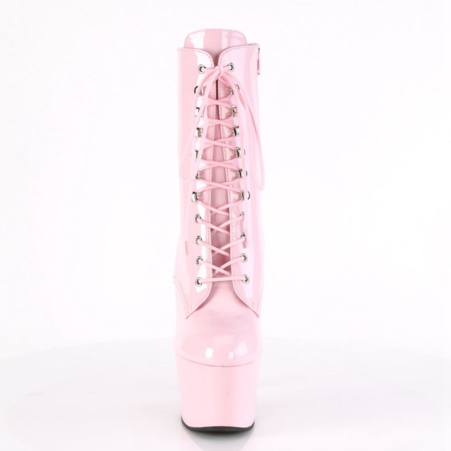 Women's Pleaser Adore-1020 Ankle Boots Pink | 473JNETYW