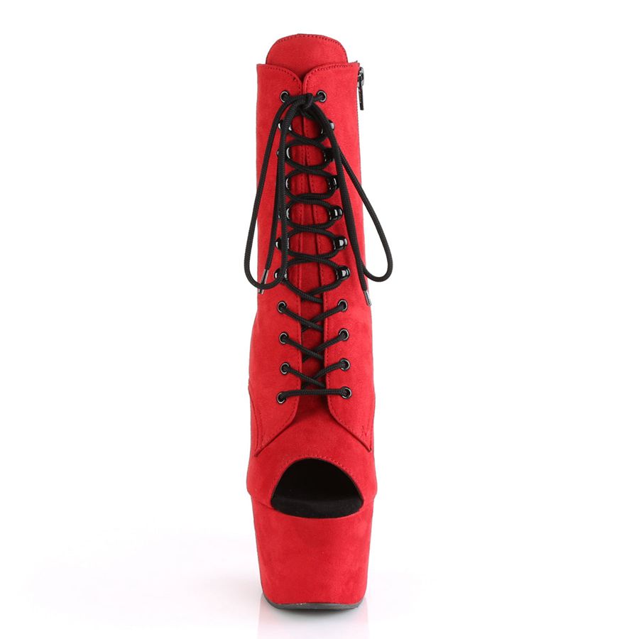 Women's Pleaser Adore-1021FS Ankle Boots Red | 863UIVJSA