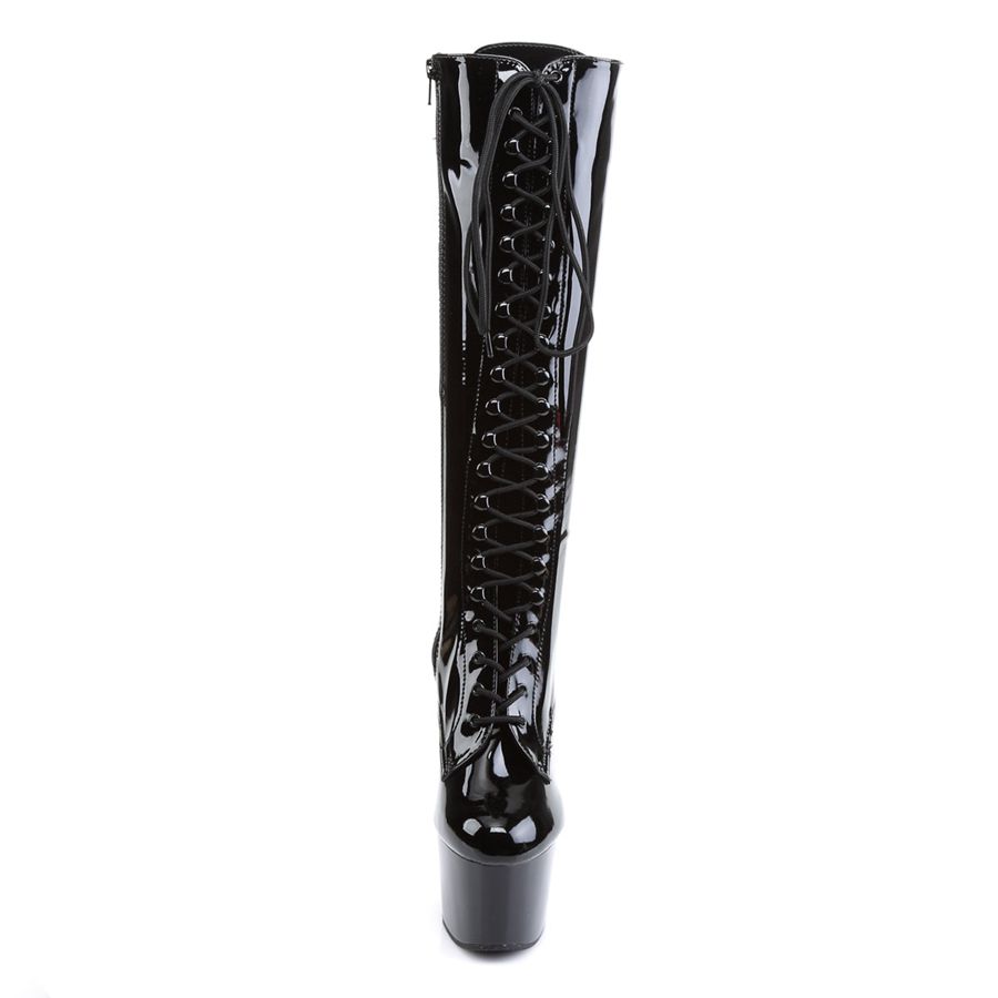 Women's Pleaser Adore-2023 Knee High Boots Black | 051IUWFNH