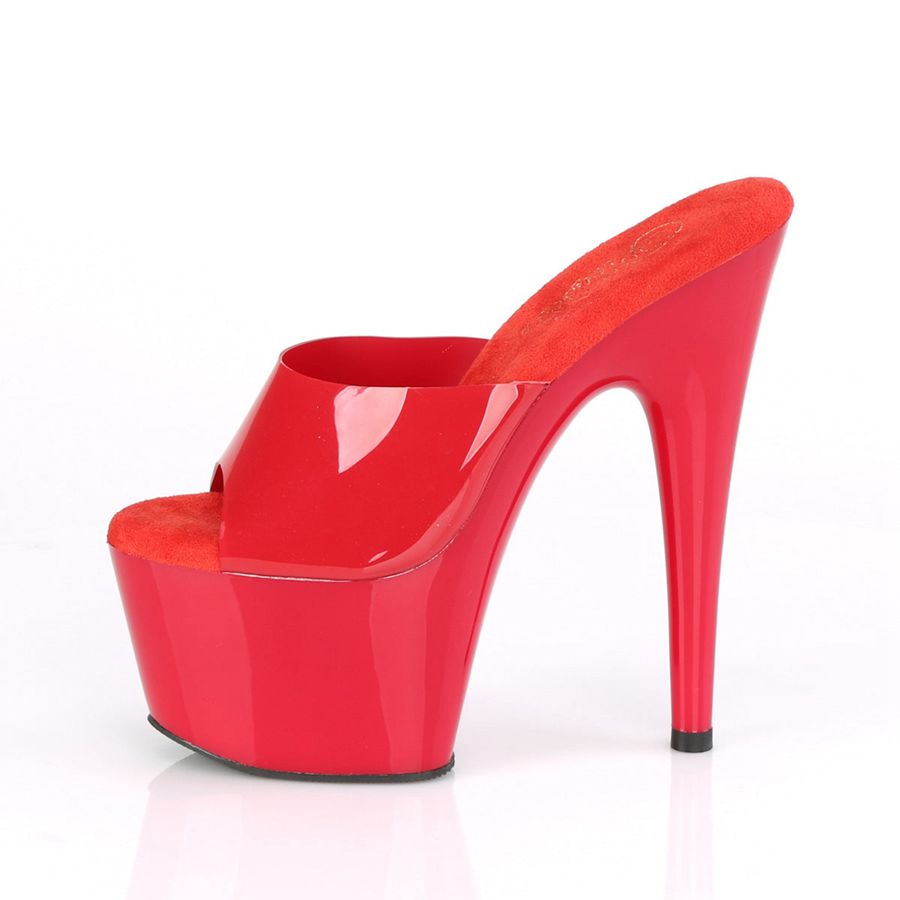 Women's Pleaser Adore-701N Platform Sandals Red | 509CFXTIS