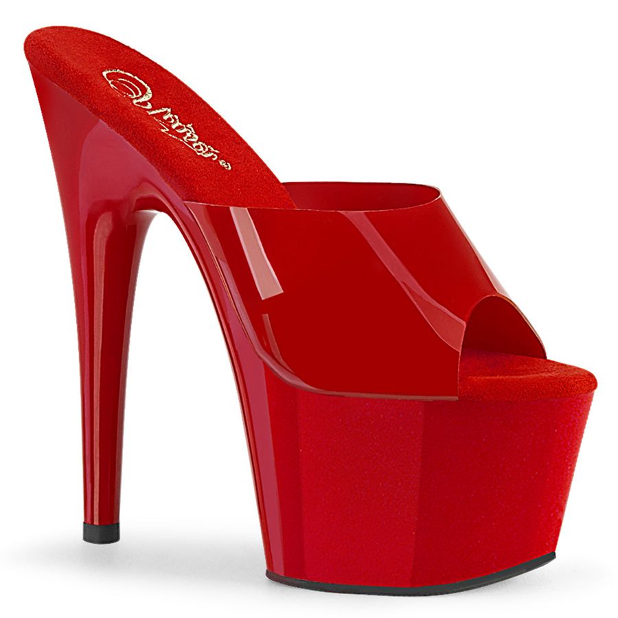 Women\'s Pleaser Adore-701N Platform Sandals Red | 509CFXTIS