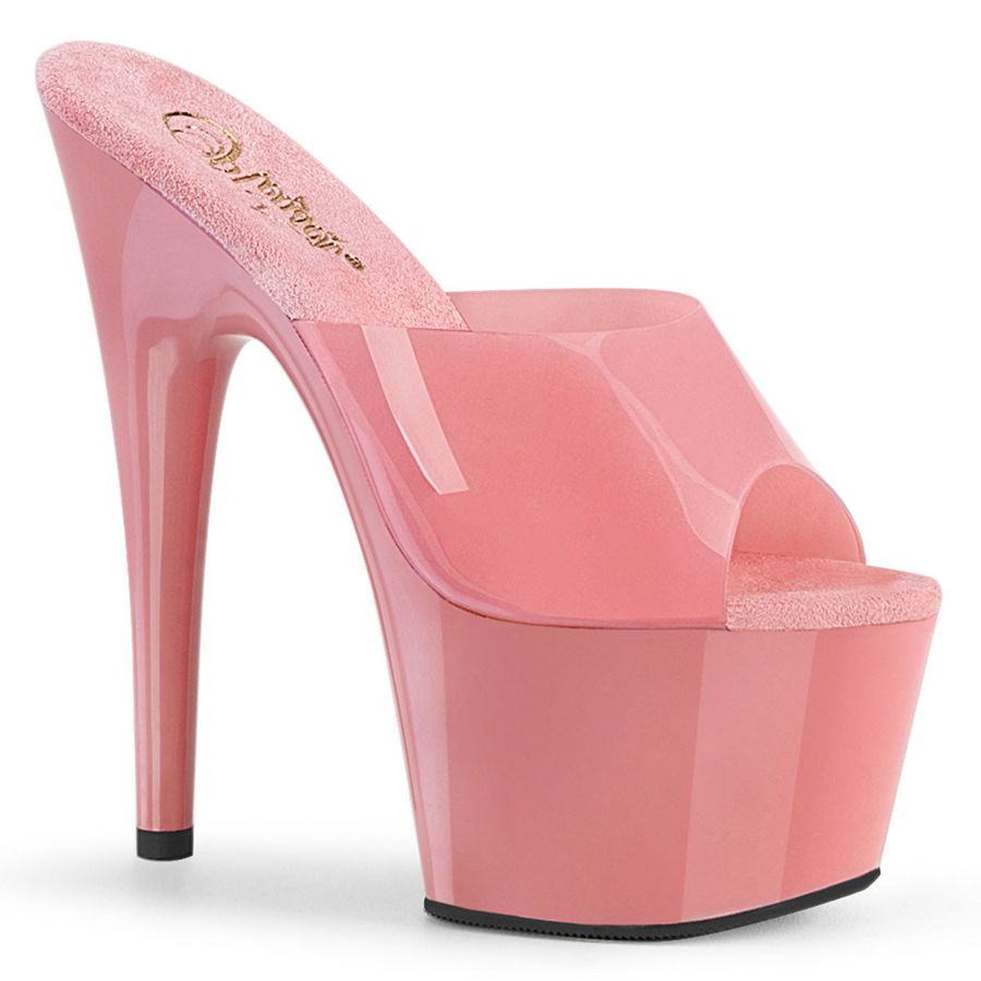 Women\'s Pleaser Adore-701N Platform Sandals Pink | 765SIUFVZ