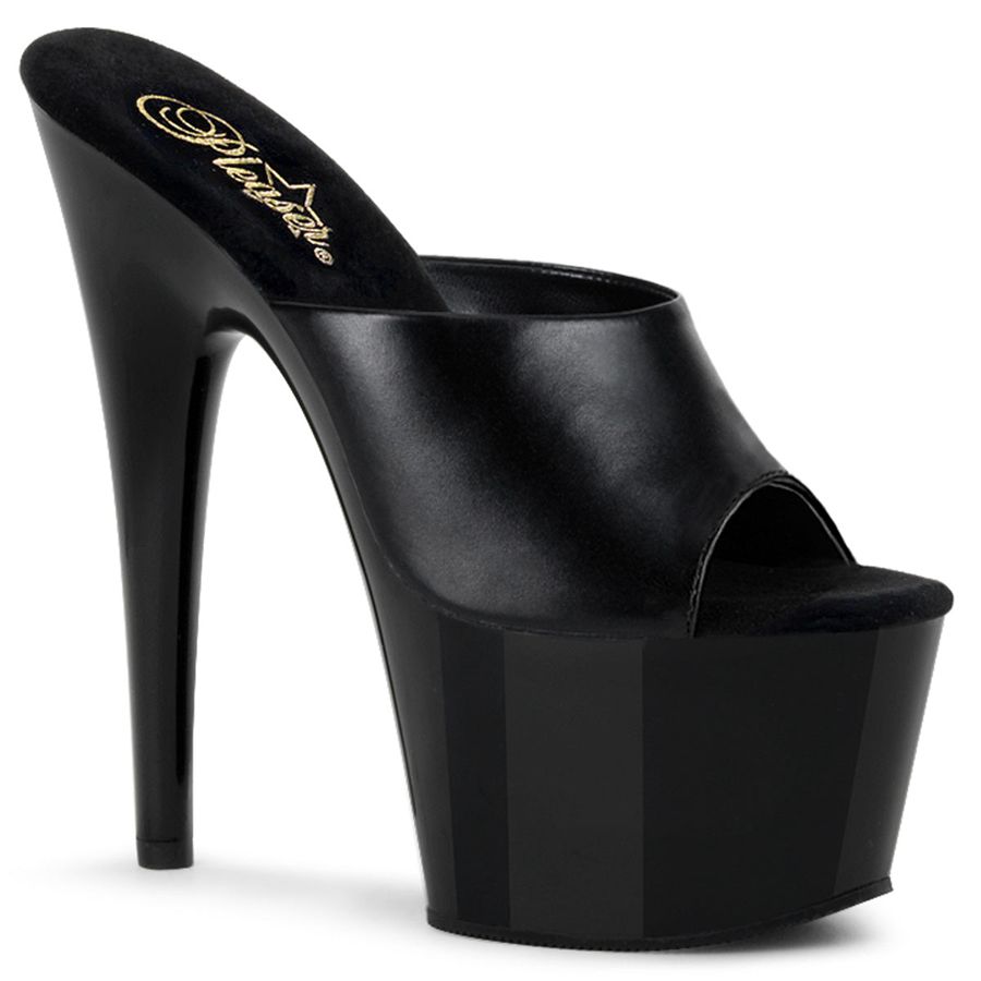 Women\'s Pleaser Adore-701 Platform Sandals Black | 365CZPNJA