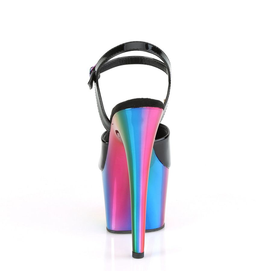 Women's Pleaser Adore-709RC Ankle Strap Sandals Multicolor | 495QISEZD