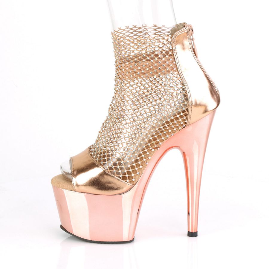 Women's Pleaser Adore-765RM Heels Gold | 521MFGAXH