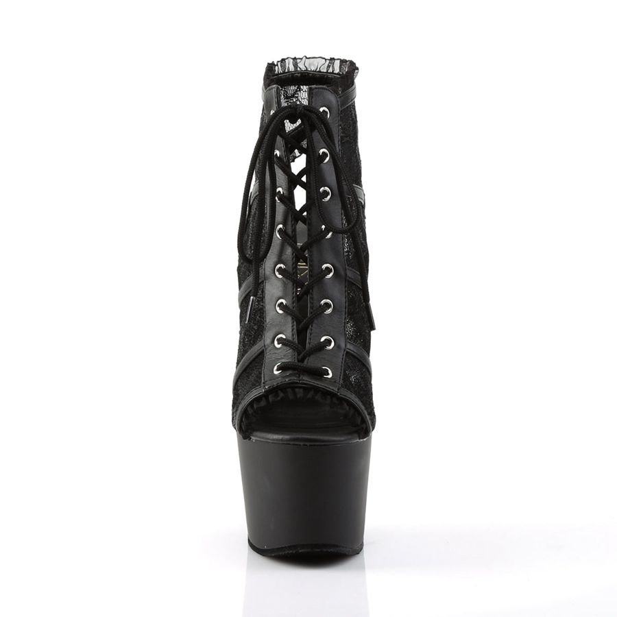 Women's Pleaser Adore-796LC Heels Black | 205QEBFNY