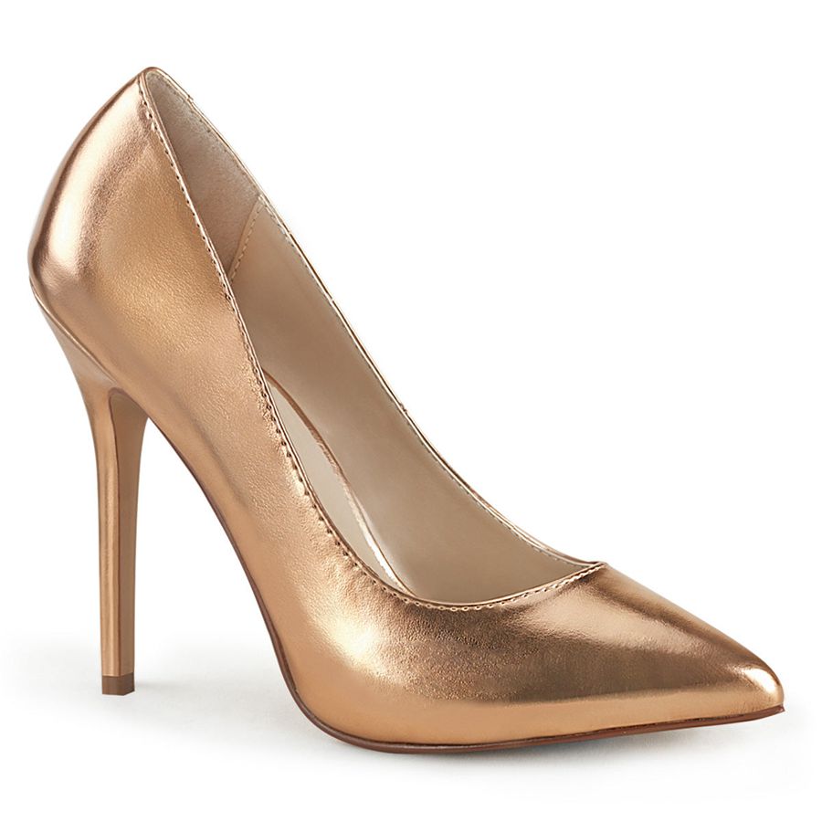 Women\'s Pleaser Amuse-20 Pumps Gold | 078SYCTEI