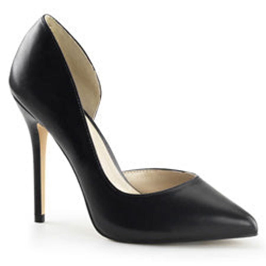 Women's Pleaser Amuse-22 Pumps Black | 487MGBTFJ