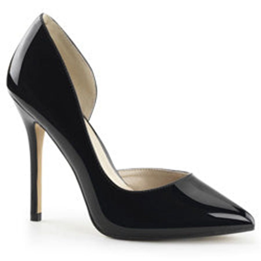 Women's Pleaser Amuse-22 Pumps Black | 487MGBTFJ