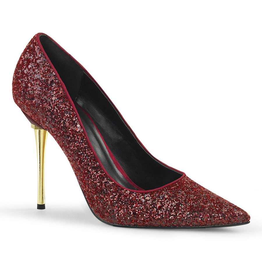 Women\'s Pleaser Appeal-20G Pumps Burgundy | 956NEGHMV