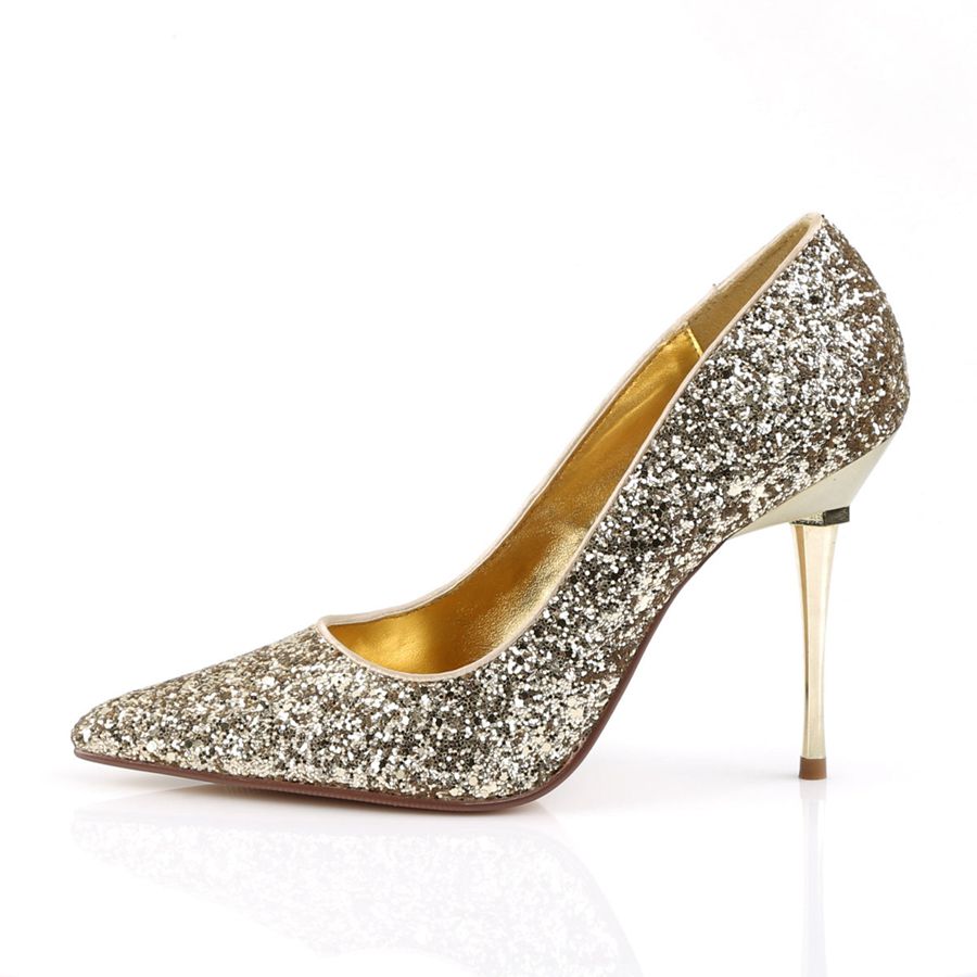 Women's Pleaser Appeal-20G Pumps Gold | 932KGCZTW