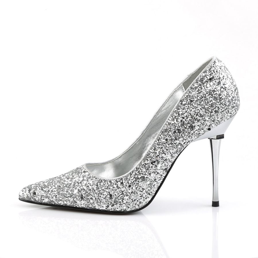 Women's Pleaser Appeal-20G Pumps Silver | 290OGBUAH