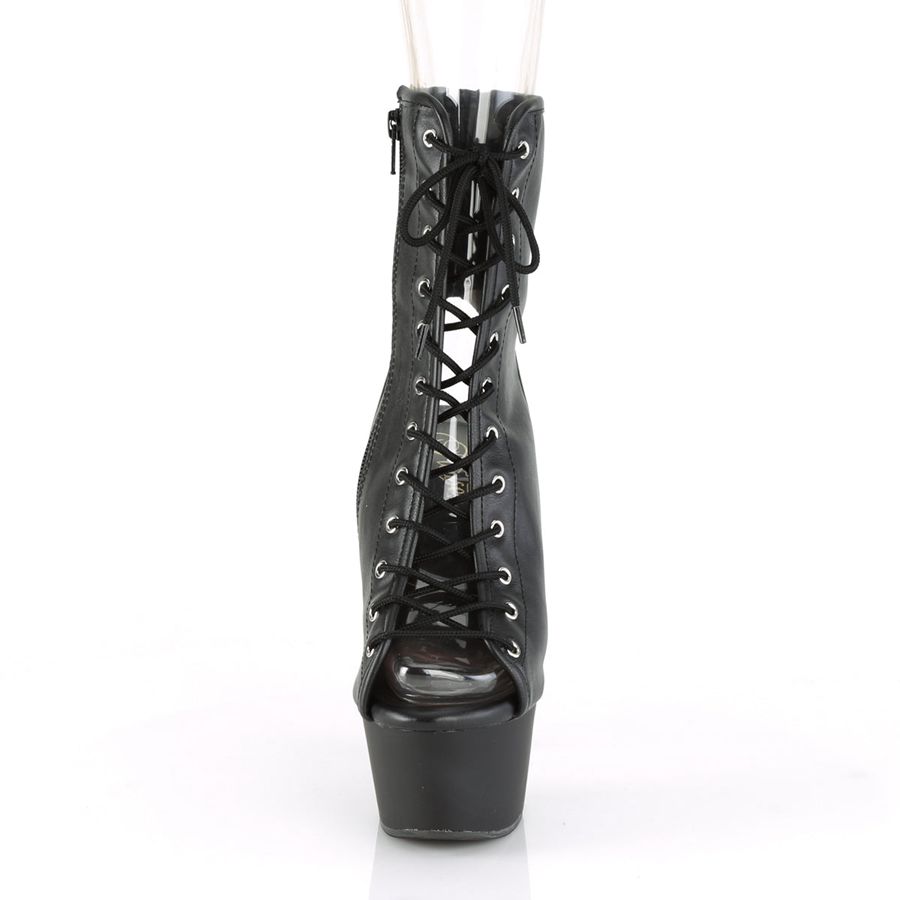 Women's Pleaser Aspire-1016 Ankle Boots Black | 846STJYMW