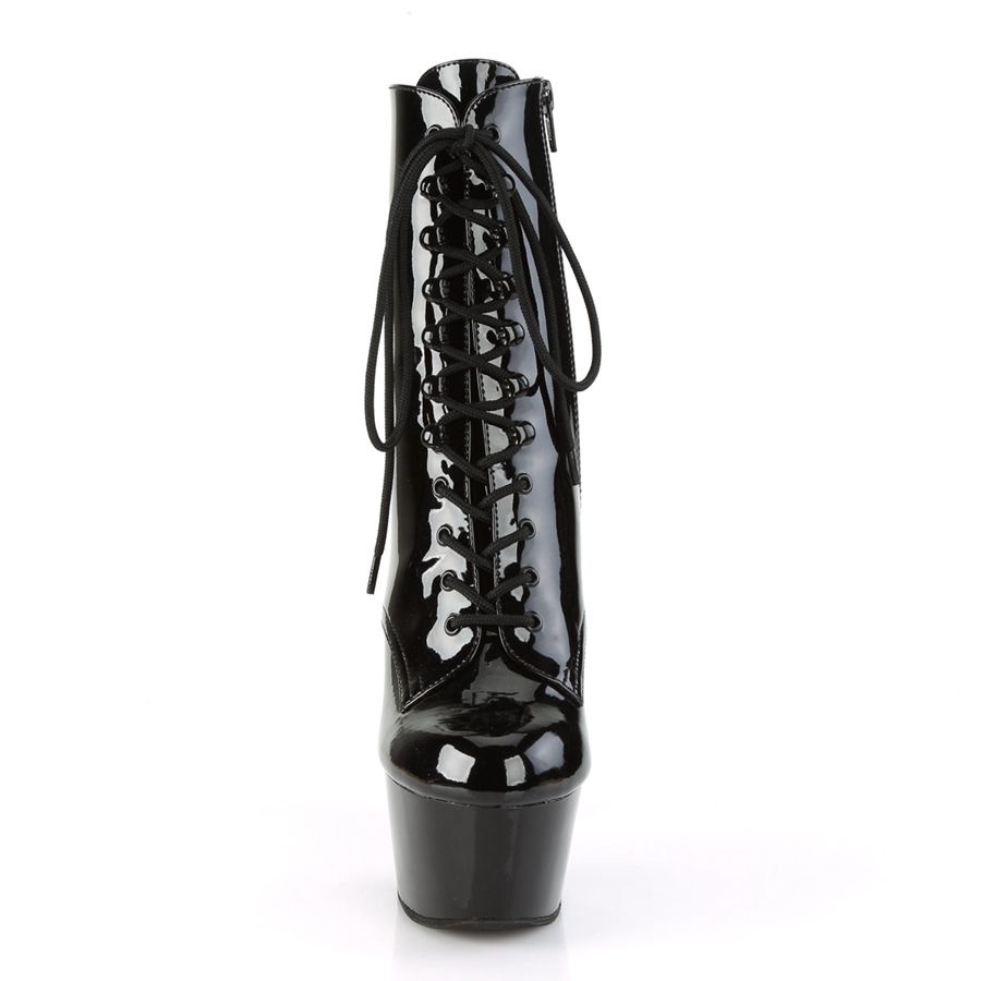 Women's Pleaser Aspire-1020 Ankle Boots Black | 402JQILVW