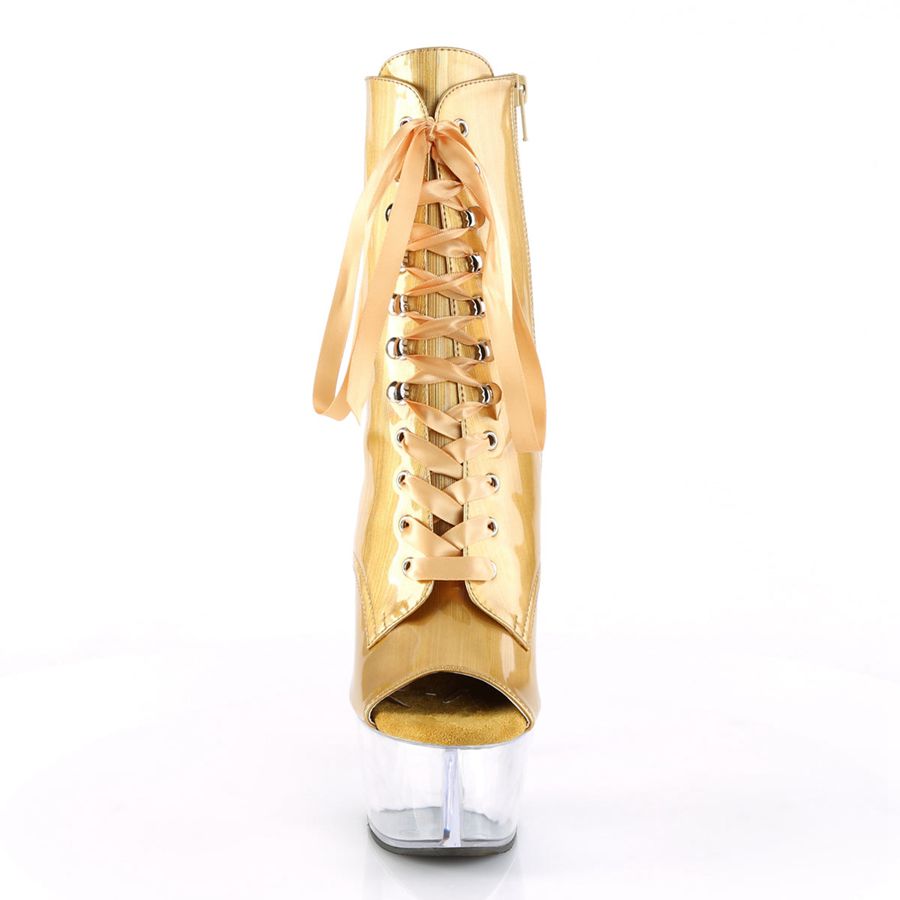 Women's Pleaser Aspire-1021BHG Ankle Boots Gold | 750KODWPZ