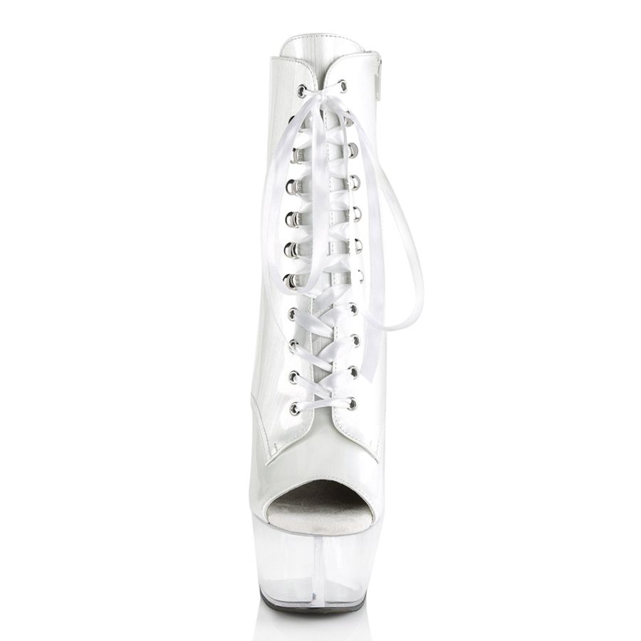 Women's Pleaser Aspire-1021BHG Ankle Boots Silver | 801VDZQIU