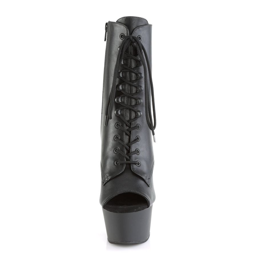 Women's Pleaser Aspire-1021 Ankle Boots Black | 697TROSKH