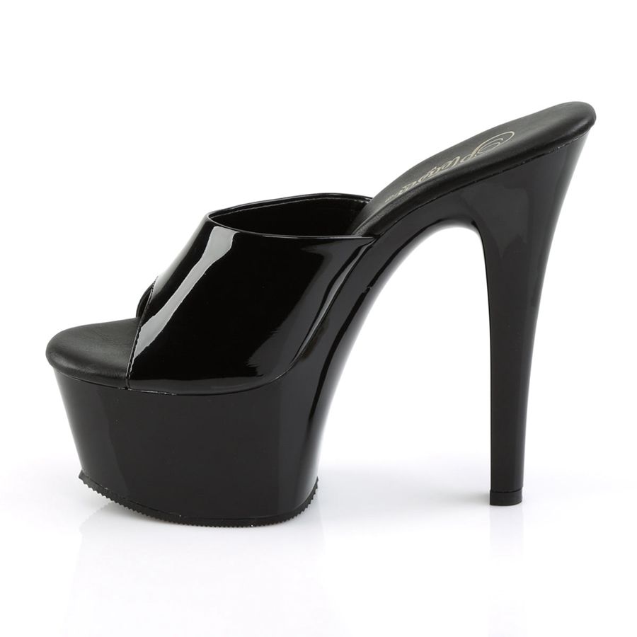 Women's Pleaser Aspire-601 Platform Sandals Black | 460LQXUNM