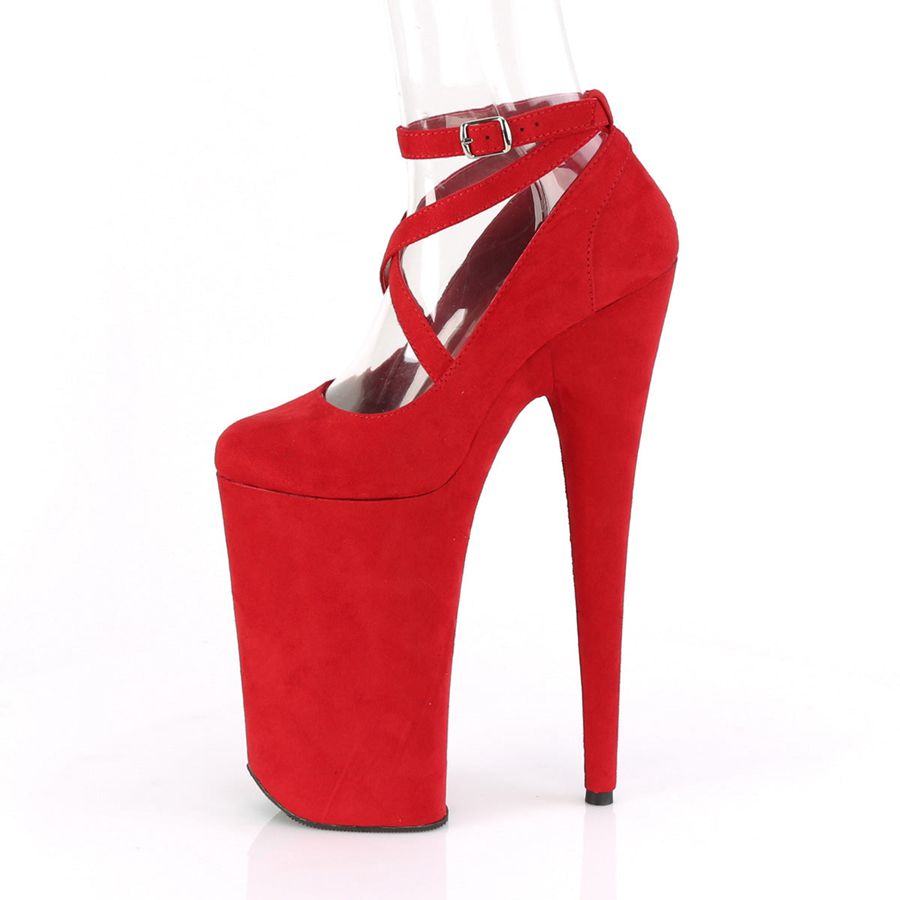 Women's Pleaser Beyond-087FS Pumps Red | 475ZFGVPU