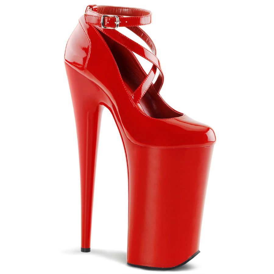 Women\'s Pleaser Beyond-087 Pumps Red | 356GCKUER