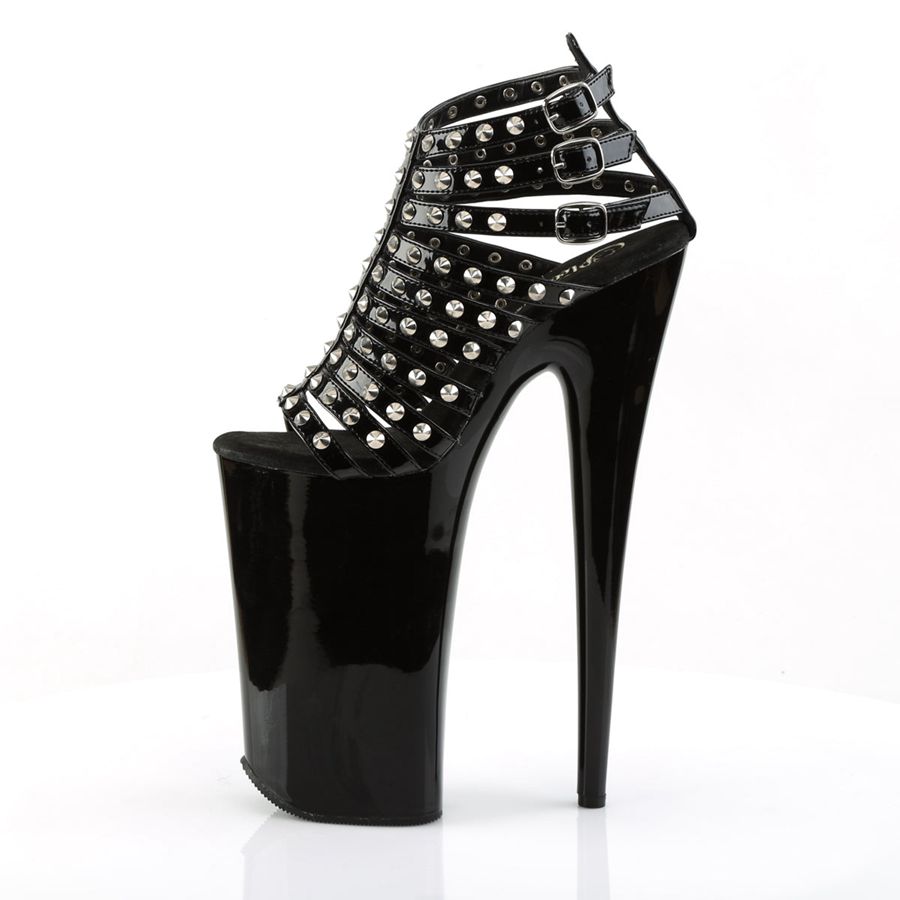 Women's Pleaser Beyond-093 Heels Black | 548ZJETRU