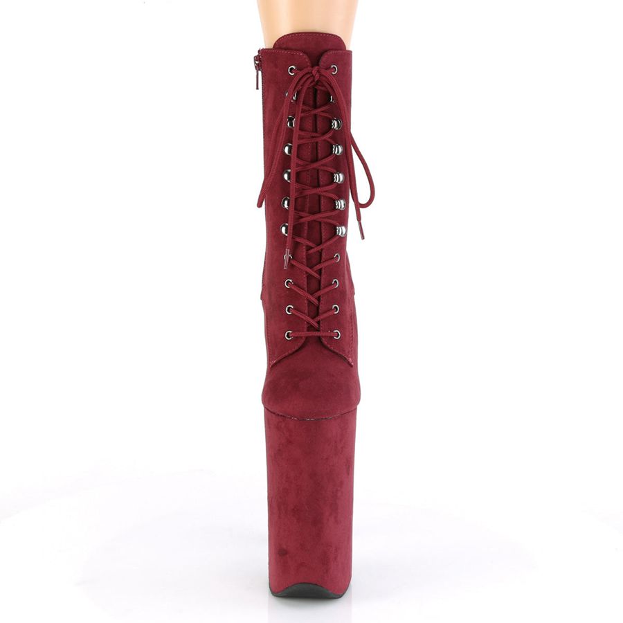 Women's Pleaser Beyond-1020FS Ankle Boots Burgundy | 210FOGBPS