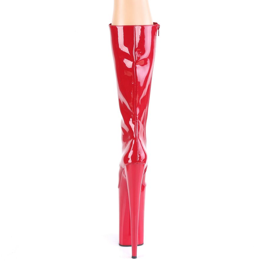 Women's Pleaser Beyond-2020 Knee High Boots Red | 643JYORKV