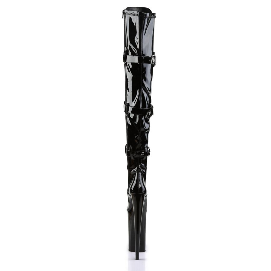 Women's Pleaser Beyond-3028 Thigh High Boots Black | 309DAZVQU