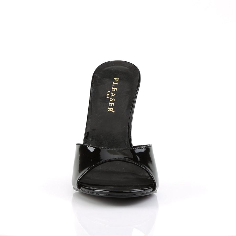 Women's Pleaser Classique-01 Heels Black | 680MDJZNF