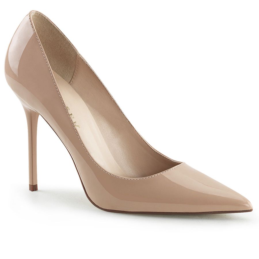 Women\'s Pleaser Classique-20 Pumps Beige | 289DFHGPI