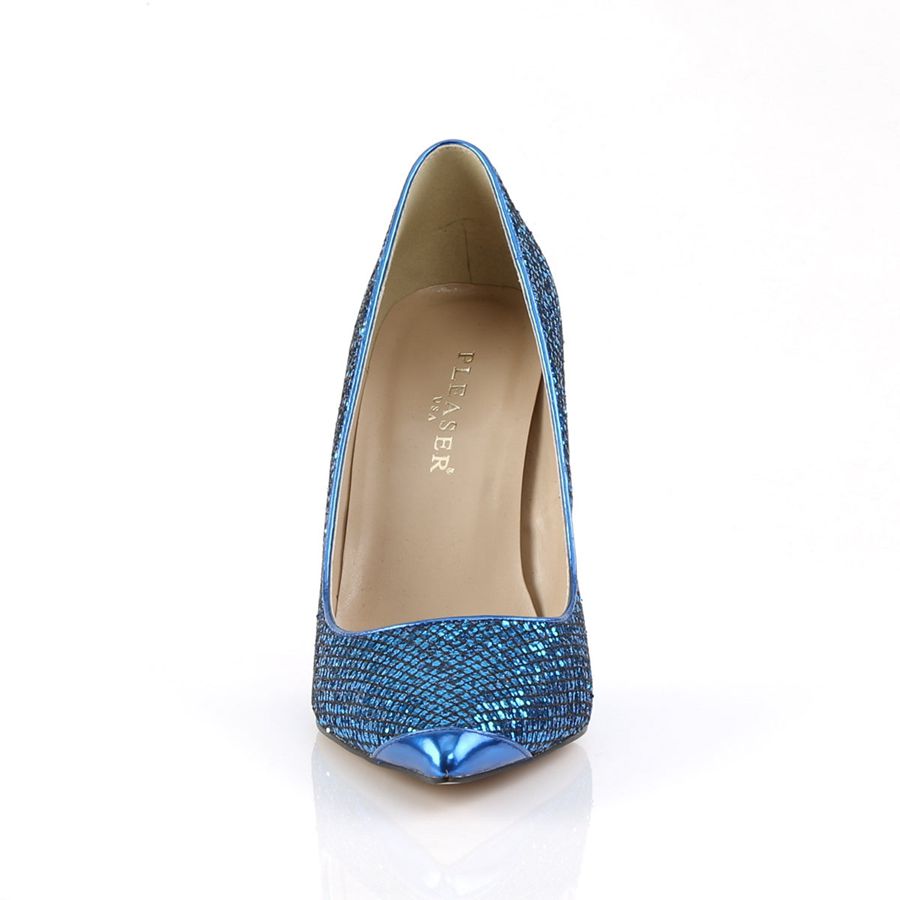 Women's Pleaser Classique-20 Pumps Blue | 230ZSGWRM