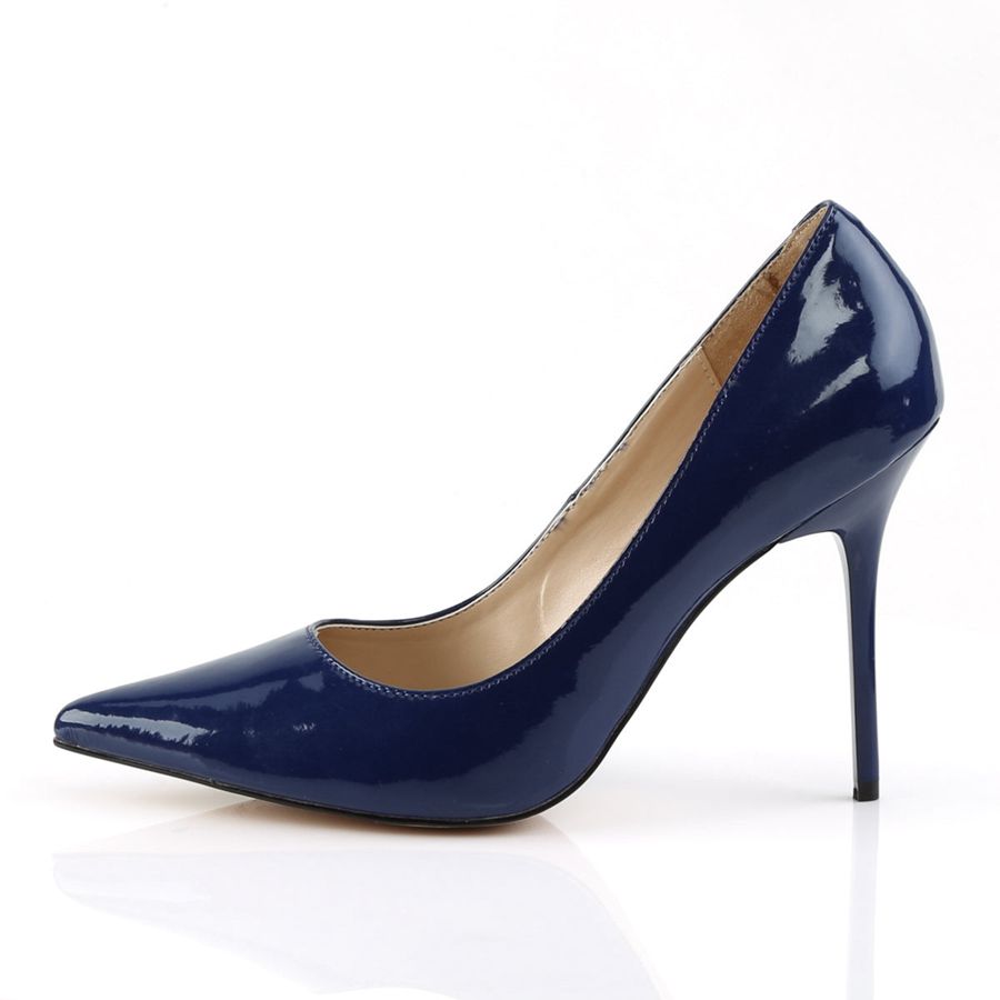 Women's Pleaser Classique-20 Pumps Navy | 704FSXECP