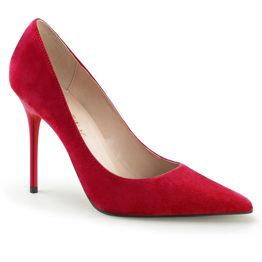 Women\'s Pleaser Classique-20 Pumps Red | 072VQWIJT