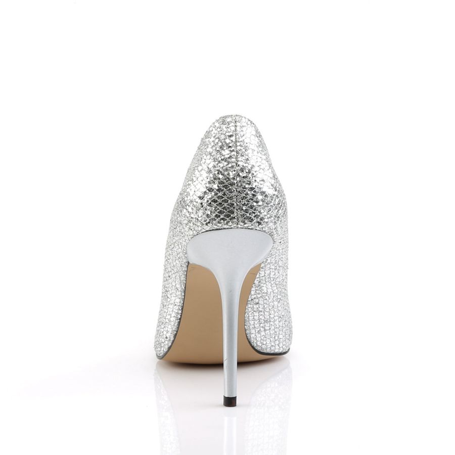 Women's Pleaser Classique-20 Pumps Silver | 703BGYCRD