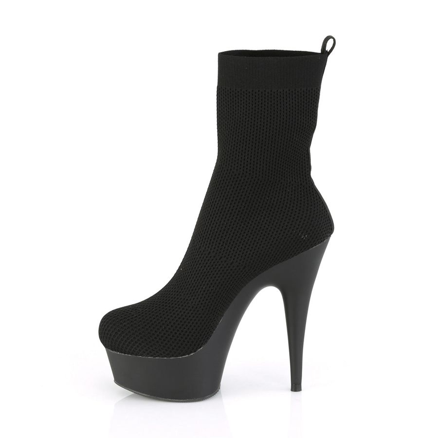 Women's Pleaser Delight-1002 Ankle Boots Black | 615SIMEZW