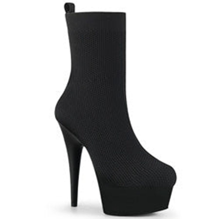 Women's Pleaser Delight-1002 Ankle Boots Black | 615SIMEZW