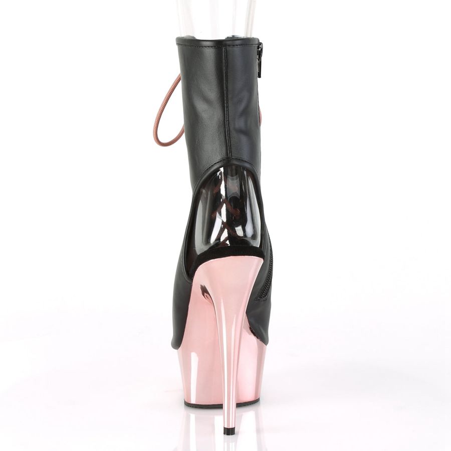 Women's Pleaser Delight-1016 Ankle Boots Rose Gold | 324KBPHJF